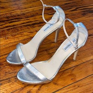 Steve Madden Silver Sandals